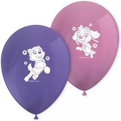 Set of 8 Balloons Latex Pink Paw Patrol 30cm