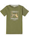 Παιδικό T-shirt Χακί