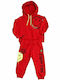 Potre Kids Sweatpants Set Red 2pcs