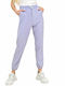 Potre Women's High Waist Jogger Sweatpants Purple