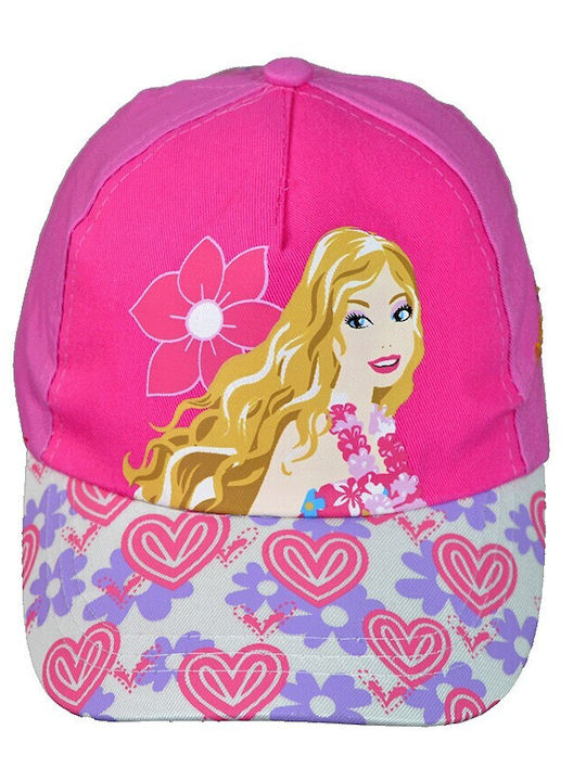 Kids' Hat Jockey Fabric Fuchsia