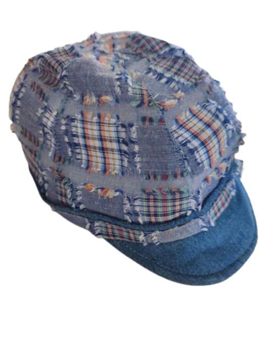 Kids' Hat Jockey Fabric Blue