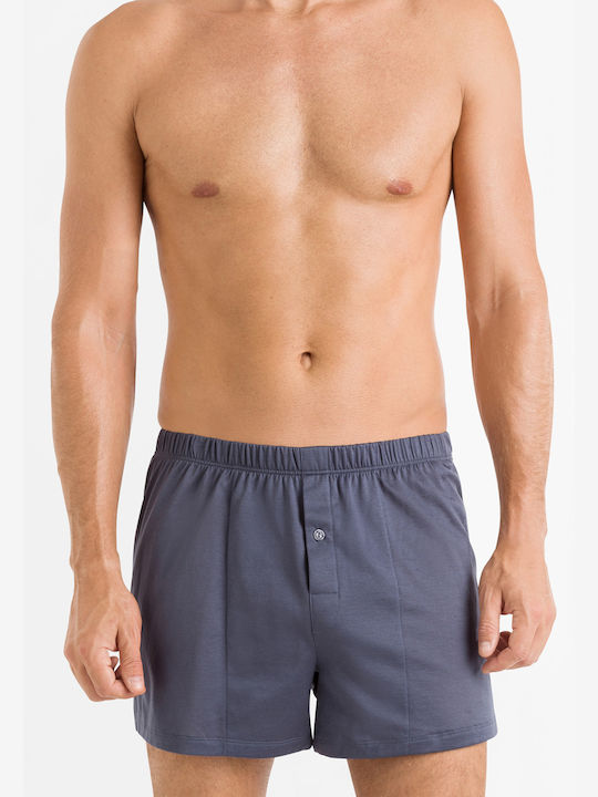 Hanro Men's Boxer Blue