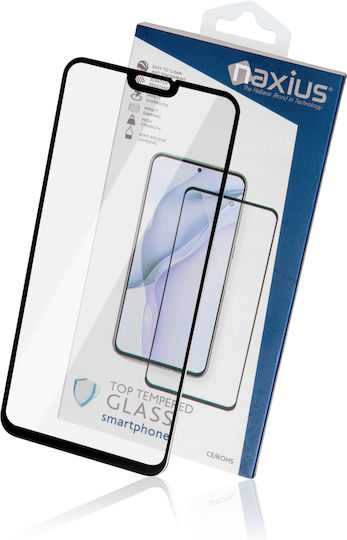 Naxius Top Full Face Tempered Glass Μαύρο (Honor 8X)