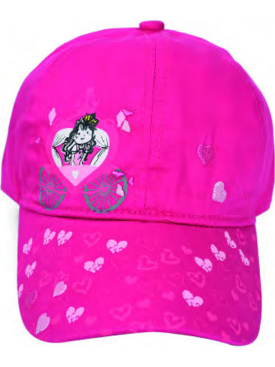 Pg Accessories Kinderhut Jockey Stoff Fuchsie