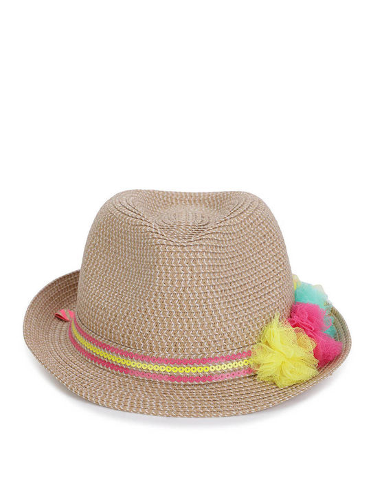 Billieblush Παιδικό Καπέλο Καβουράκι Ψάθινο Μπεζ