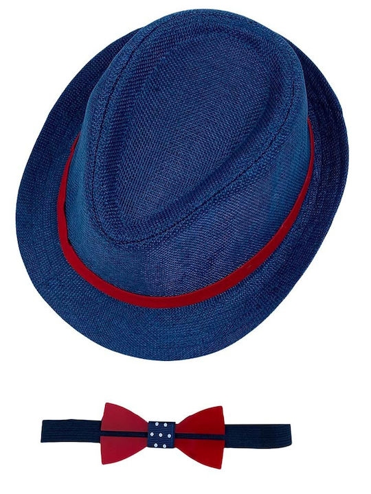 Bonjour Bebe Palarii Copii Tip Fedora Albastru