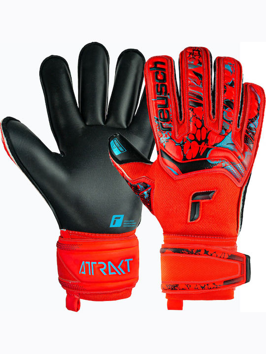 Reusch Attrakt Γάντια Τερματοφύλακα Ενηλίκων Κόκκινα
