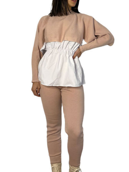 Chica Women's Blouse Long Sleeve White