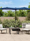 Umbrelă Rotundă Metalică Albastră Φ3.16xÎ2.4m