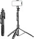 Techsuit L16 Selfie Stick με Bluetooth / Τηλεχειριστήριο Μαύρο