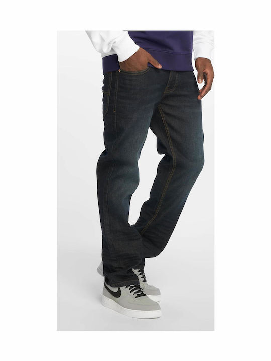 Rocawear Pantaloni De Blugi Relaxed Straight Fit Albastru