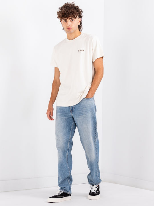 Pantaloni Jeans pentru Bărbați Bej