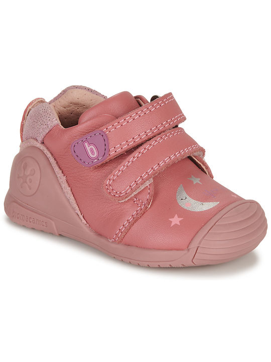 Biomecanics Παιδικά Sneakers με Σκρατς Ροζ