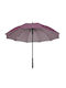 Tradesor Automatic Umbrella with Walking Stick Purple