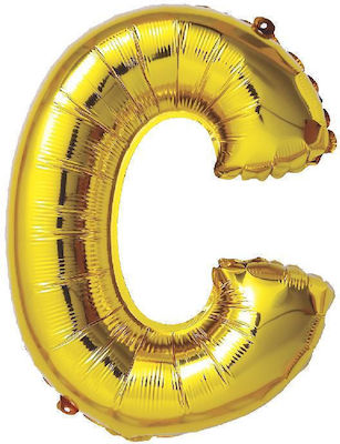 Ballon Folie Buchstabe Gold 40cm