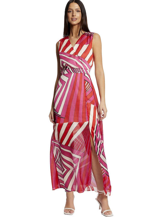 Morgan Summer Maxi Dress for Wedding / Baptism Fuchsia