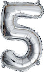 Balloon Foil Number Silver 40cm