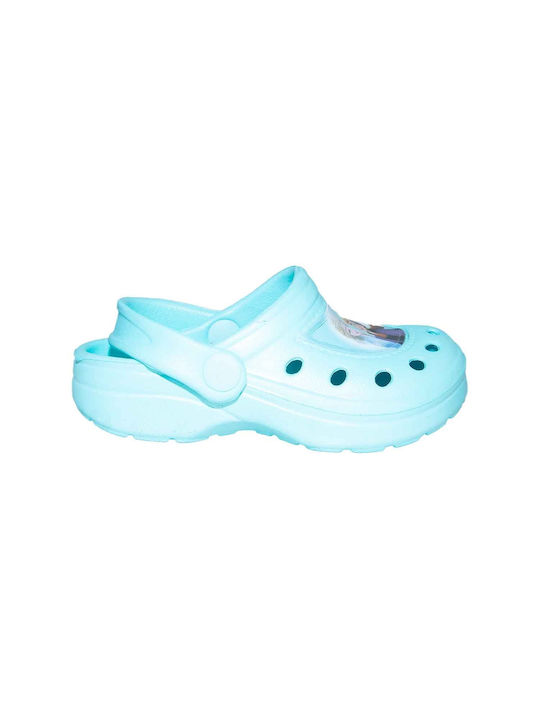 Disney Children's Beach Clogs Light Blue