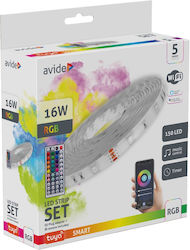 Avide Waterproof LED Strip Power Supply 12V RGB Length 5m with Remote Control