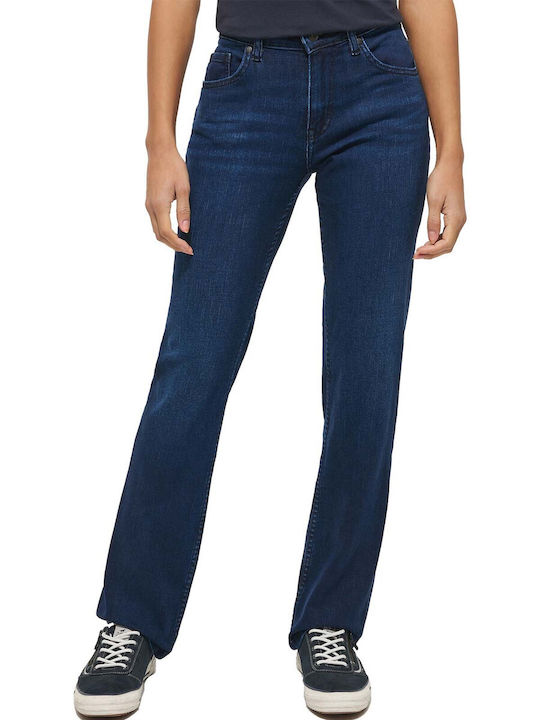 Mustang High Waist Women's Jean Trousers in Straight Line