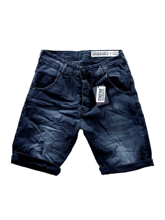 RS38A Men's Shorts Jeans Black