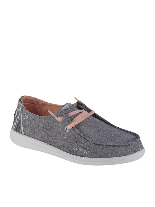 Hey Dude Wendy Women's Moccasins in Gray Color