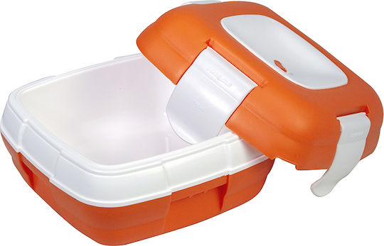 Pinnacle Plastic Lunch Box Orange 2000ml