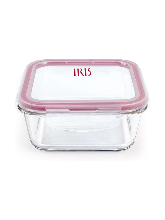 Iris Barcelona Δοχείο Φαγητού Γυάλινο Ροζ 570ml