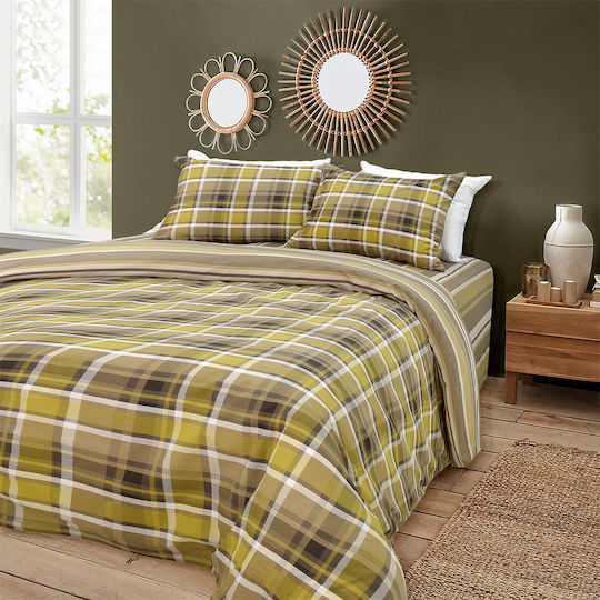 Lino Home Revon Шалте Двойно Бежово 220x240см