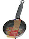De Buyer Outdoor Blue Steel Pan made of Carbon Steel with Non-Stick Coating 12cm