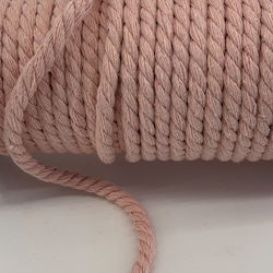 Riniotis Schnürsenkel Baumwoll Rosa 5mm x 20m