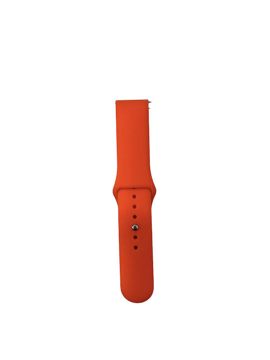 Rubber Strap Orange 22mm