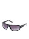 Guess Men's Sunglasses with Black Plastic Frame and Gray Gradient Lens GU00080 01B