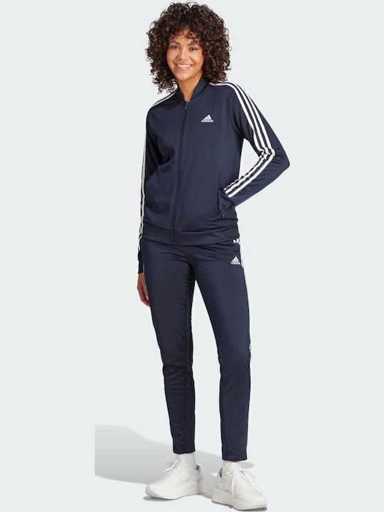 Essentials 3-Stripes Jogginganzug Marineblau