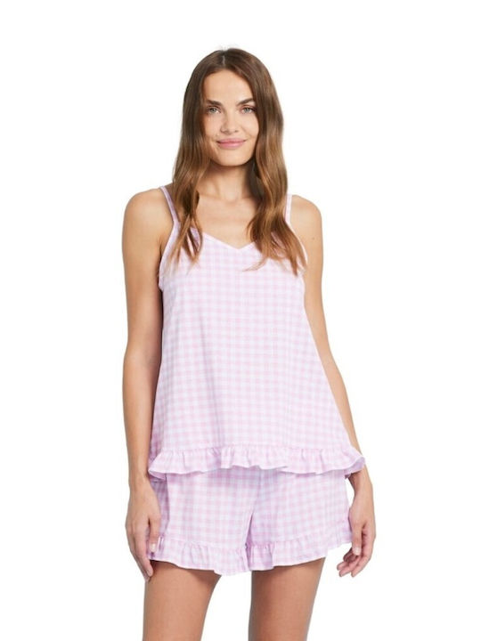 Noidinotte Summer Women's Pyjama Set Pink