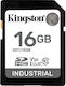 Kingston Индустриална SDHC 16GB U1 V10 A1 UHS-I 100MB/s