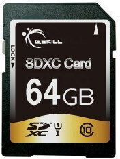 G.Skill SDXC 64GB Clasa 10 U1 UHS-I