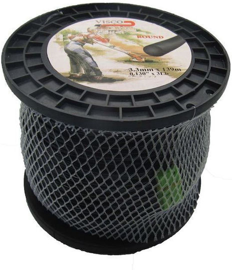 Visco Parts Round Brush Cutter Trimmer Line 3.3mm 139m 33138