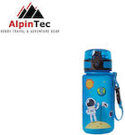 AlpinPro Kinder Trinkflasche Kunststoff Blau 350ml