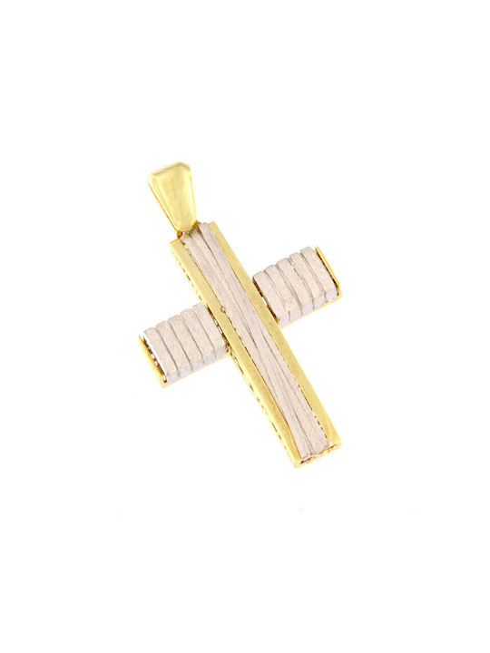 Ios Men's Gold Cross 14K