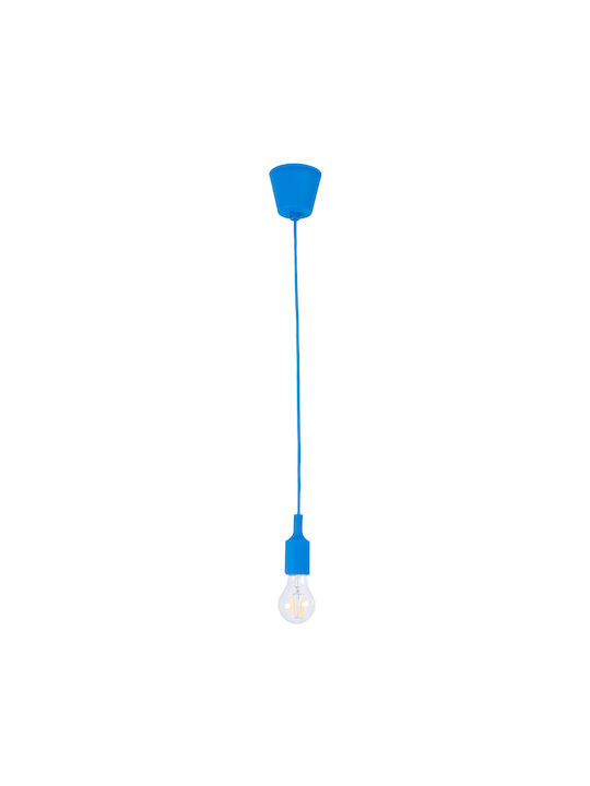 GloboStar Pendant Light Suspension for Socket E27 Blue