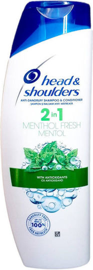 Head & Shoulders Menthol Fresh Shampoos against Dandruff for All Hair Types 360ml