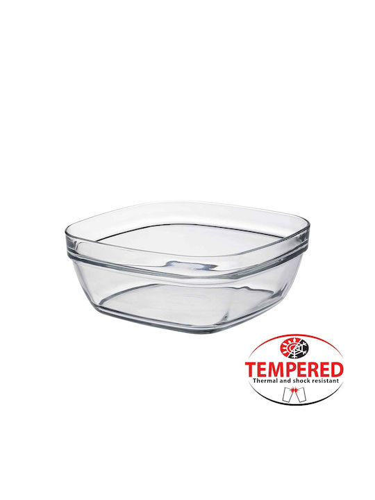 Duralex Lys Servierschalen Quadrat Glas Transparent 17x17cm 6Stücke