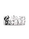 Alessi Metallischer Papiertuch- und Serviettenhalter Grau 20.5x20.5x8.3cm ESI18