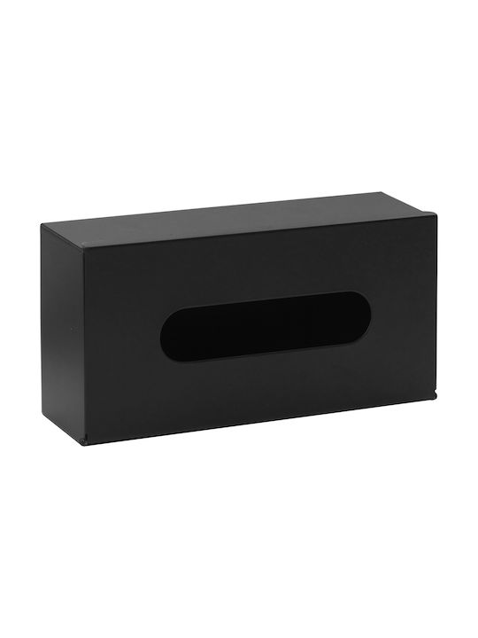 Bronze Art Tissue-Halter Schwarz 25x13x8cm 57Z8-MM