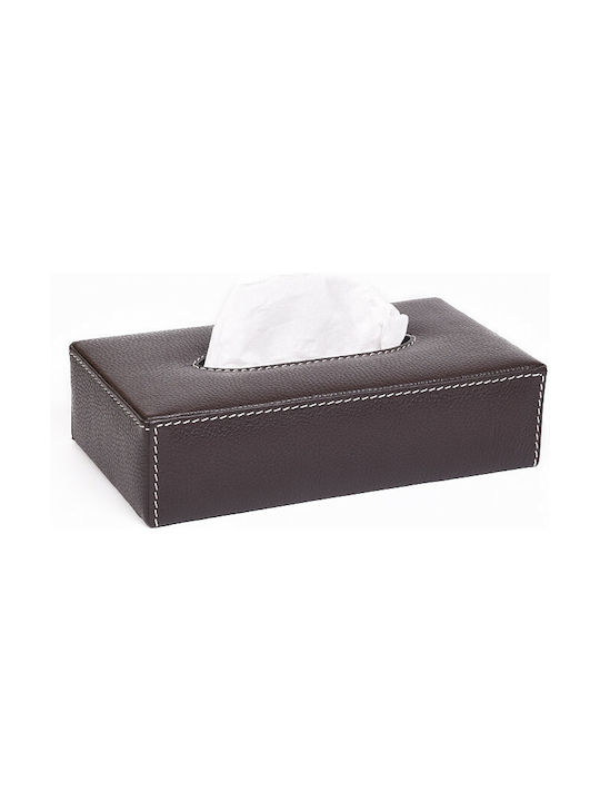 BagCity Θήκη για Χαρτομάντηλα Καφέ 23x11.5x5.5cm SLTIS11