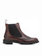 Leather Women's Chelsea Boots Brown