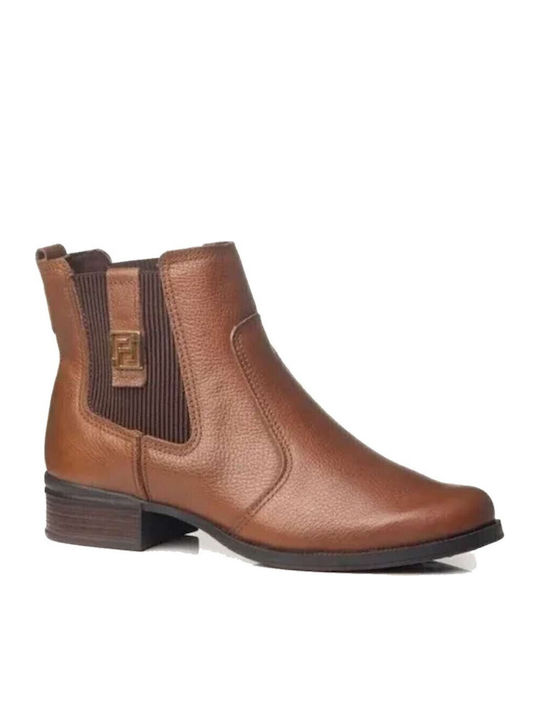 Pegada Leder Damen Chelsea Stiefeletten Tabac B...
