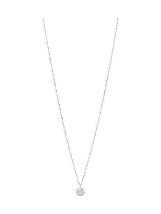 Prince Silvero Rosette from Silver with Zircon